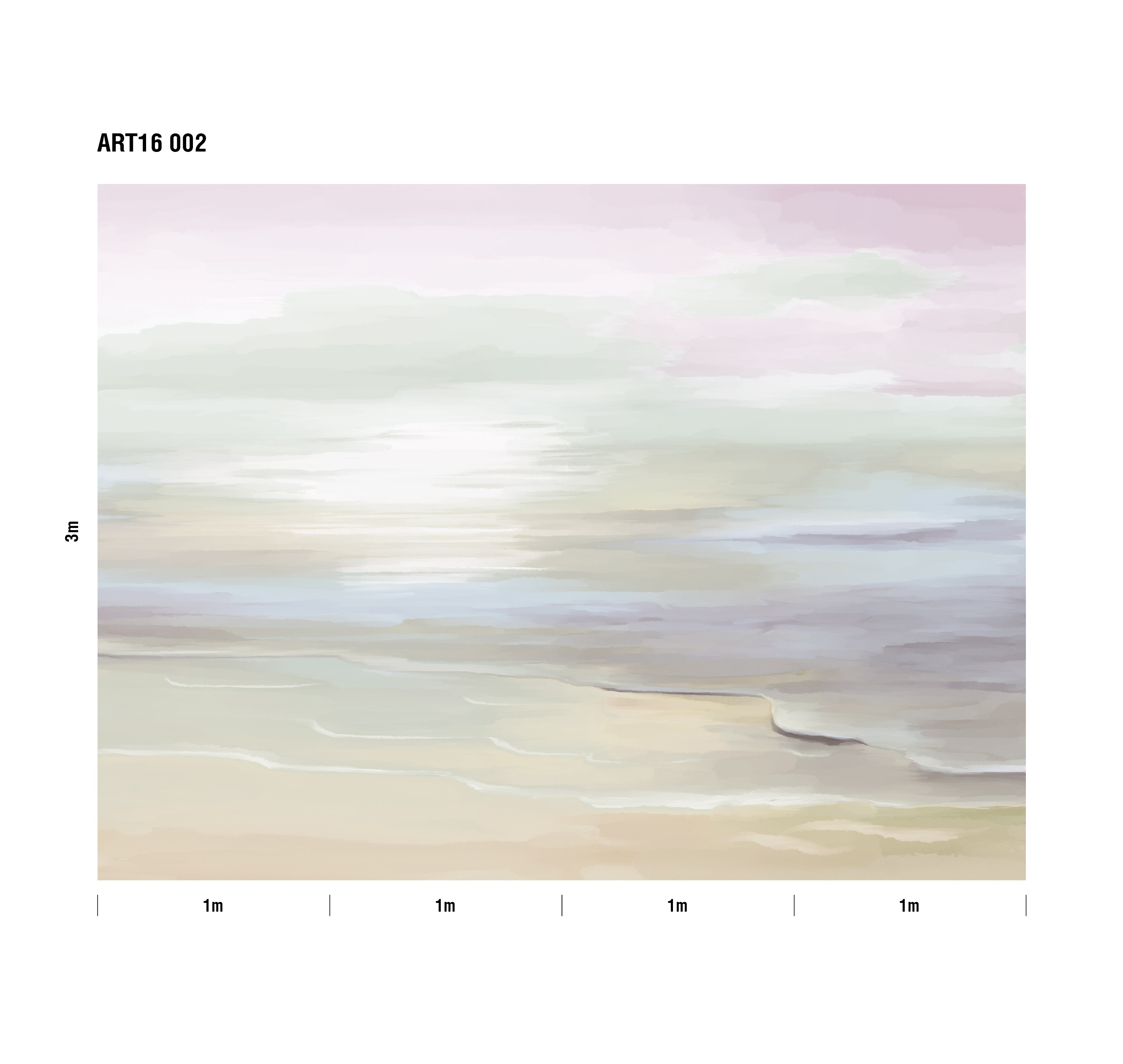 Панно Loymina Пейзаж 2 Лазурный берег ART16 002 3×4